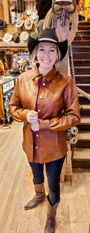 # 104 Western Shirt Jacket in American Bison
