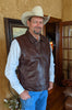 #113 Expedition Vest in American Bison - Conceal & Carry enabled each side + breast pocket
