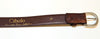 #125 American Bison Belts Custom Tanned American Bison Belts with quick snap detachable Solid Brass Buckles.

3 Buckle Options: Antique Brass, Nickel Matte & Nickel Plate. All in our trademark "Horseshoe" Buckles.

Mens Sizes 32" to 44"