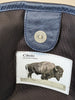 #3000 American Bison Tote Bag in Lonesome Dove Blue