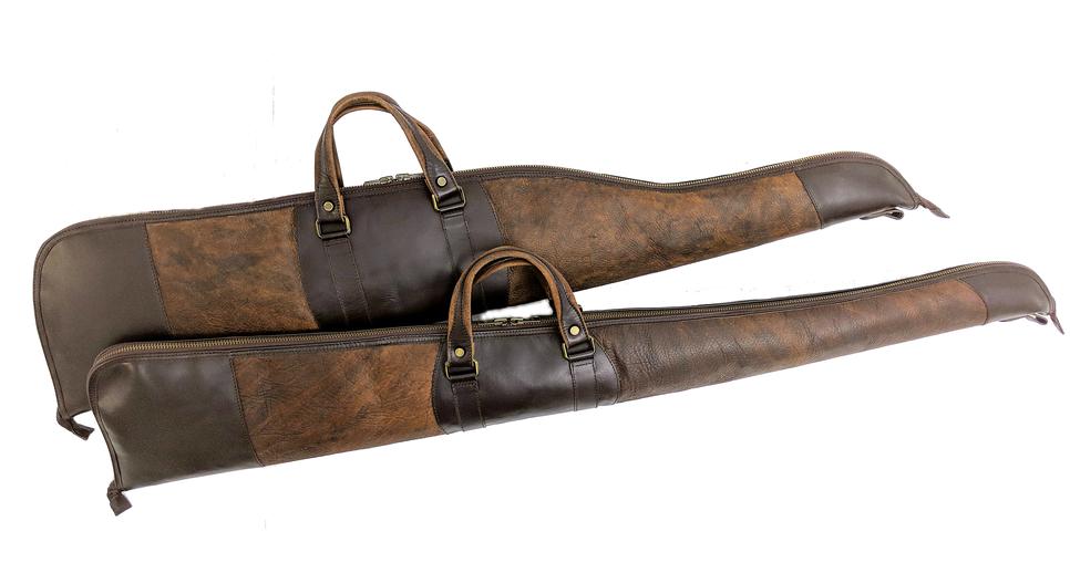 950 Rifle Case & 900 Shotgun Case in American Buffalo (Bison) & American Bridle Leather Ed